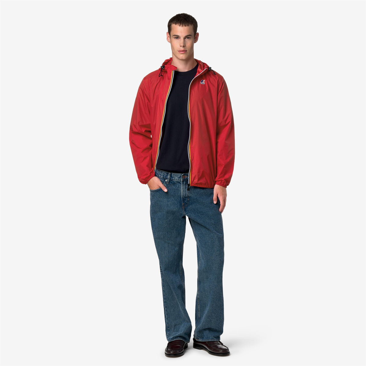 Jackets_UNISEX_LE VRAI 4.0 CLAUDE_Mid_Red - Commercial 1