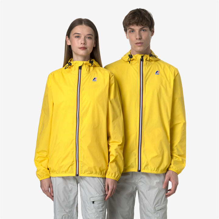 Jackets_UNISEX_LE VRAI 4.0 CLAUDE_Mid_Yellow Dk - DetailDouble