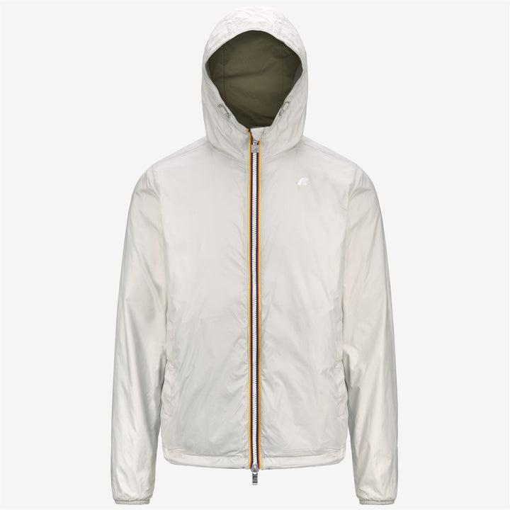 JAKE PLUS.2 REVERSIBLE - Jackets - Short - MAN - GREEN LICHEN-BEIGE LT