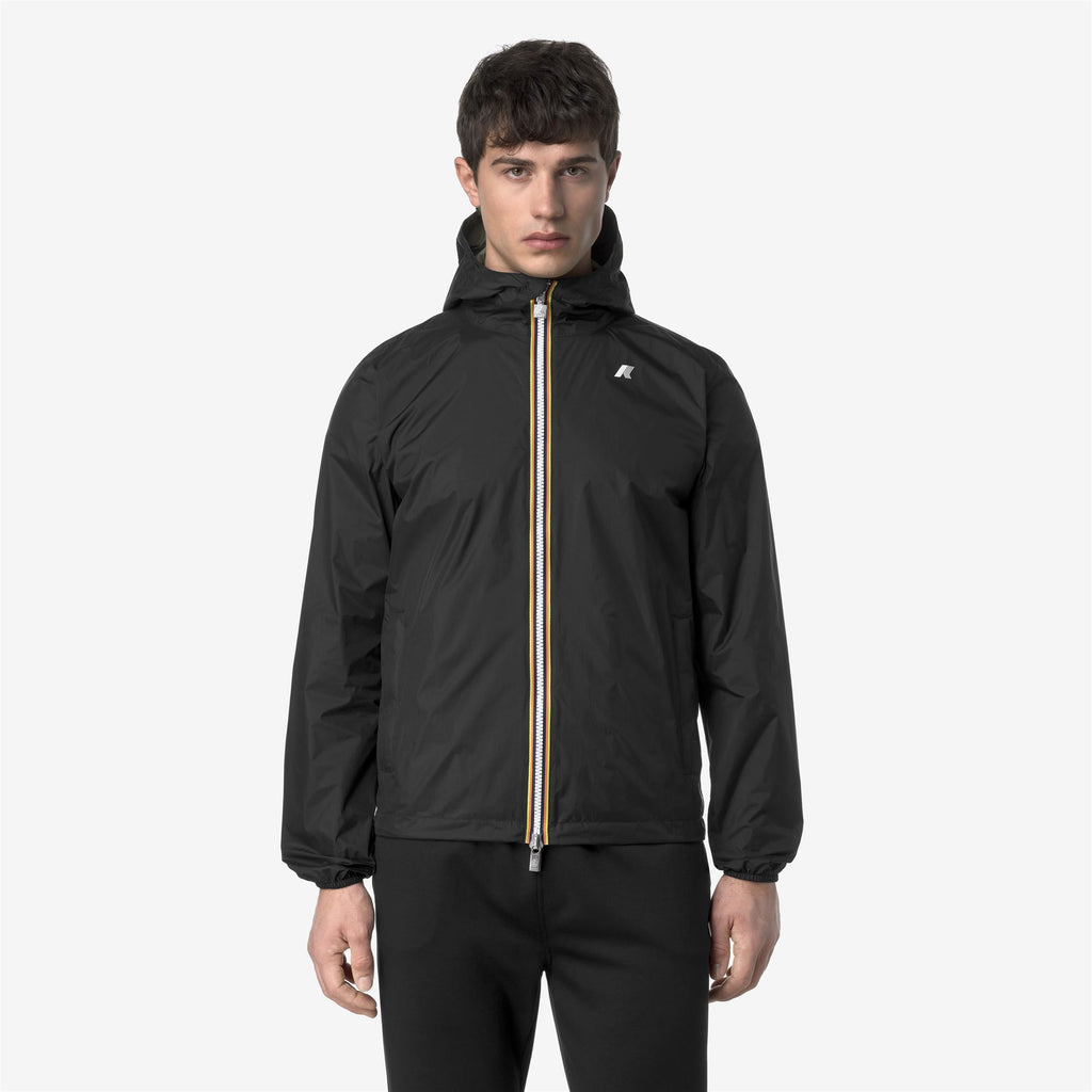 Jackets_MAN_JAKE PLUS.2 DOUBLE_Short_Black Pure - Green Lichen - Commercial 4