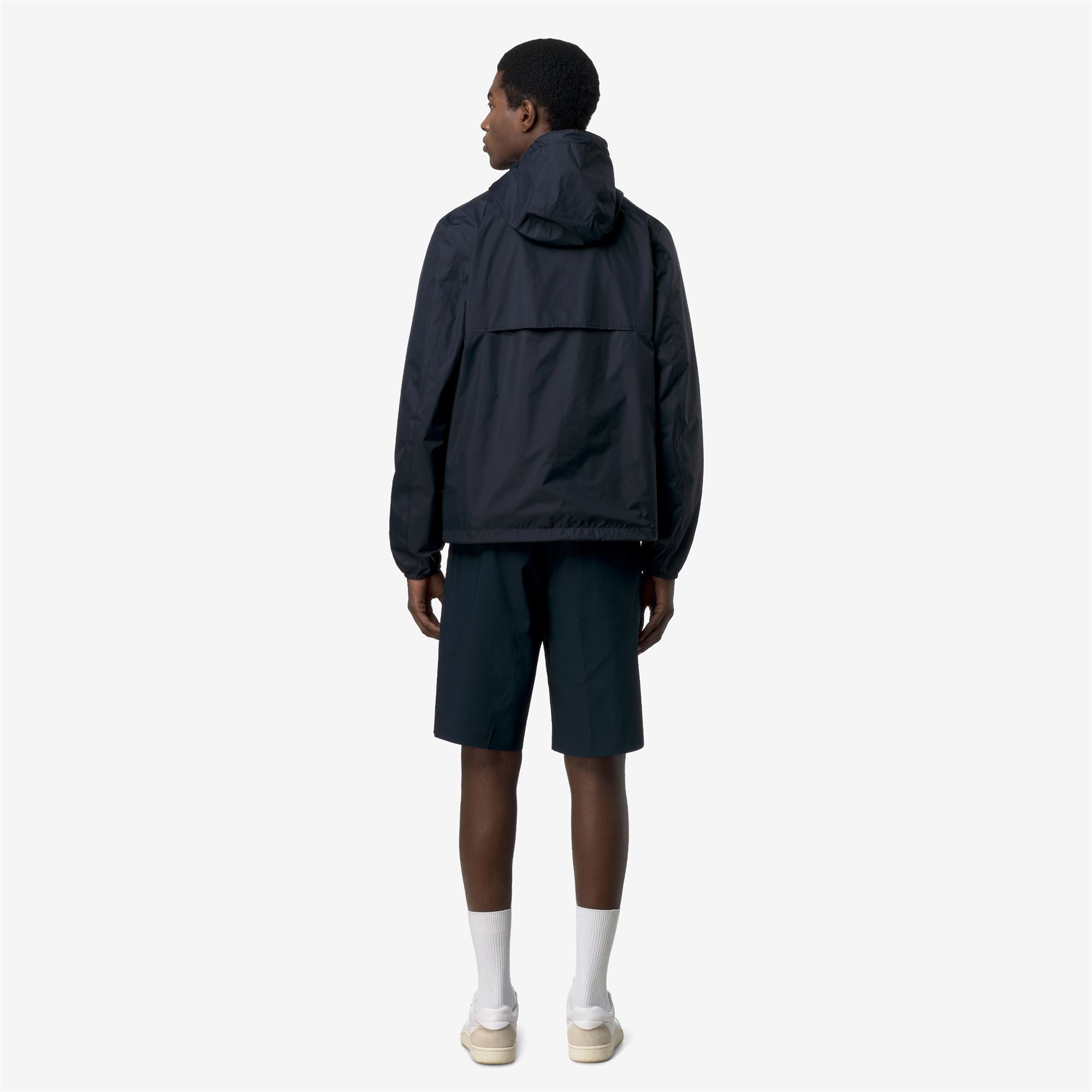 Jackets_Man_JAKE PLUS.2 DOUBLE_Short_Blue Depth - Green Lichen - Commercial 6