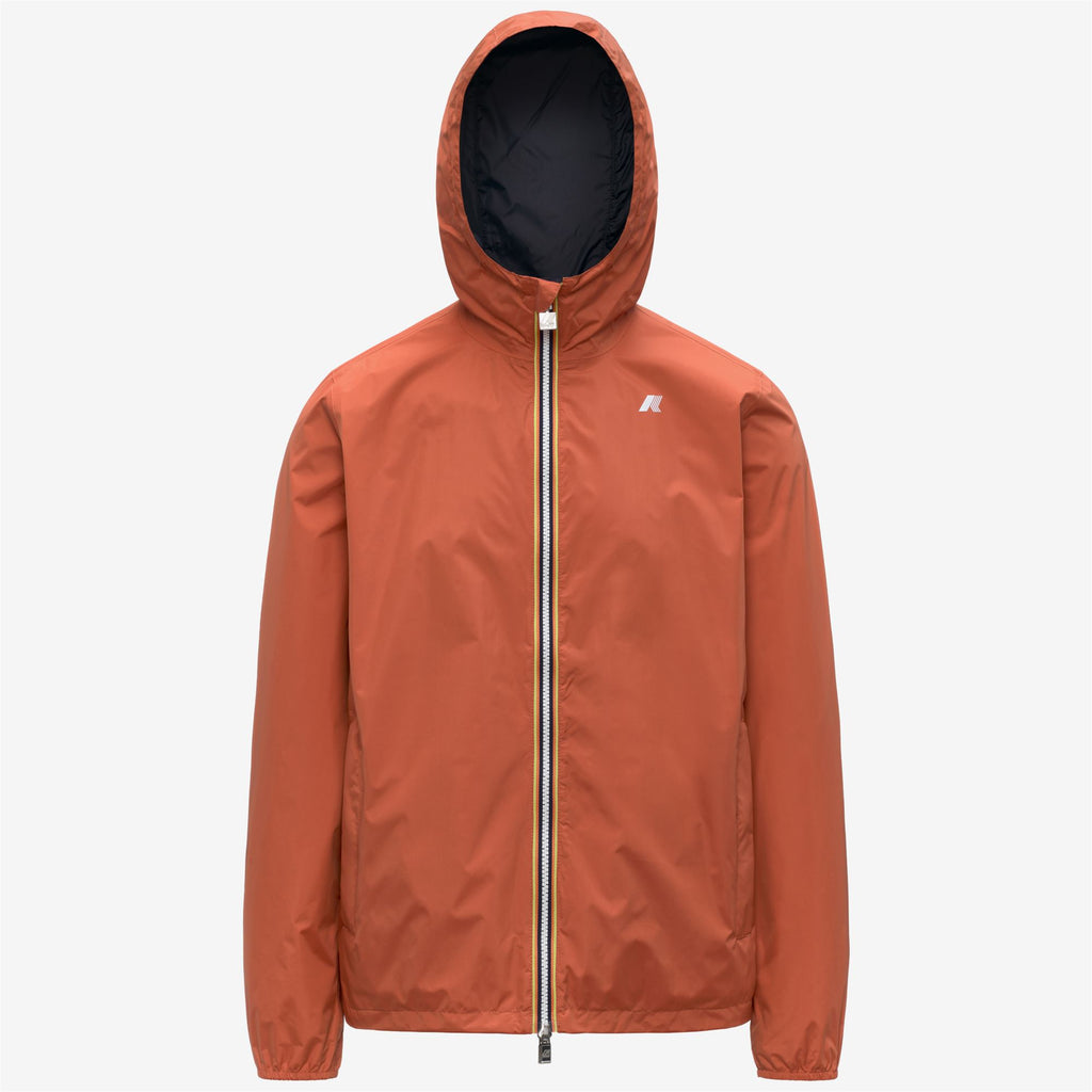 Jackets_Man_JAKE PLUS.2 DOUBLE_Short_Orange Brownish - Blue Depth - Commercial 1