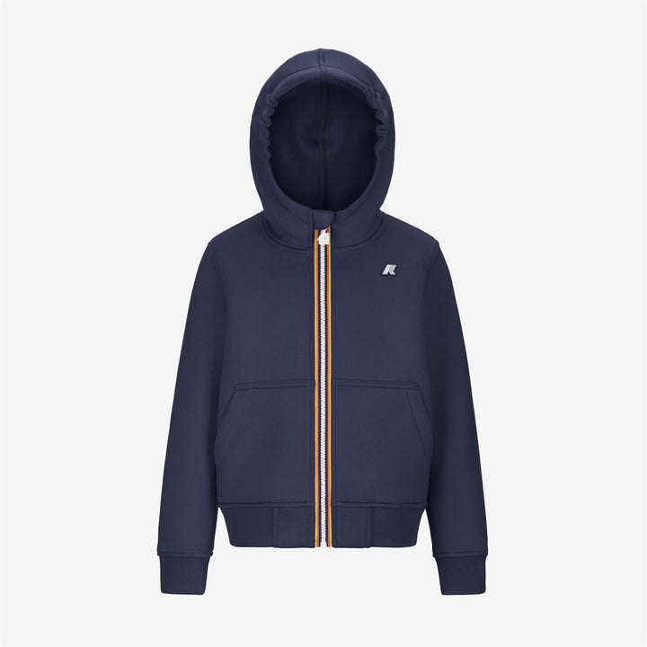 P. BERENGER SPACER - Fleece - Jacket - BOY - Blue Deep Cobalt