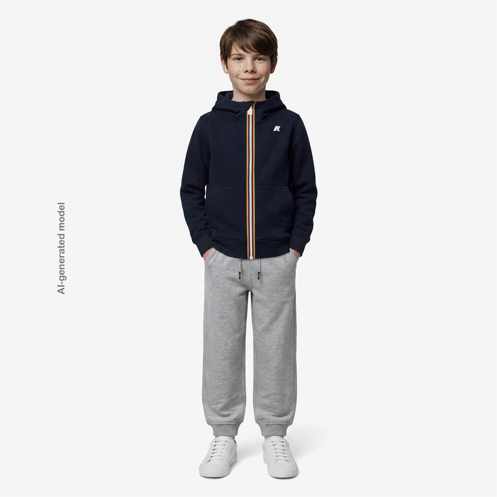 Fleece_BOY_P. BERENGER SPACER_Jacket_Blue Depth - Commercial 7