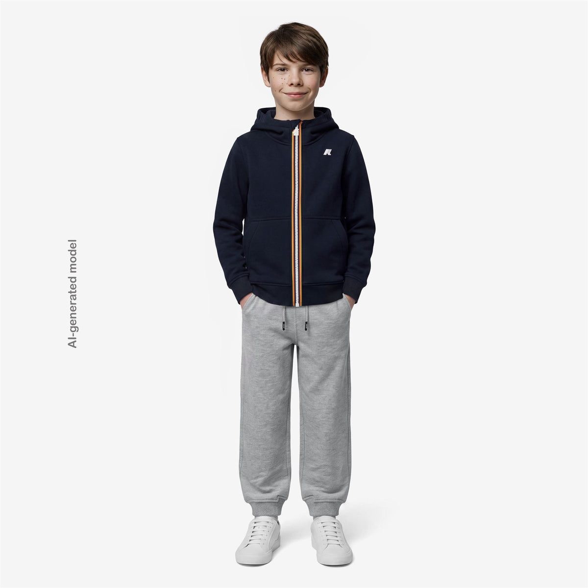 Fleece_BOY_P. BERENGER SPACER_Jacket_Blue Depth - Commercial 7