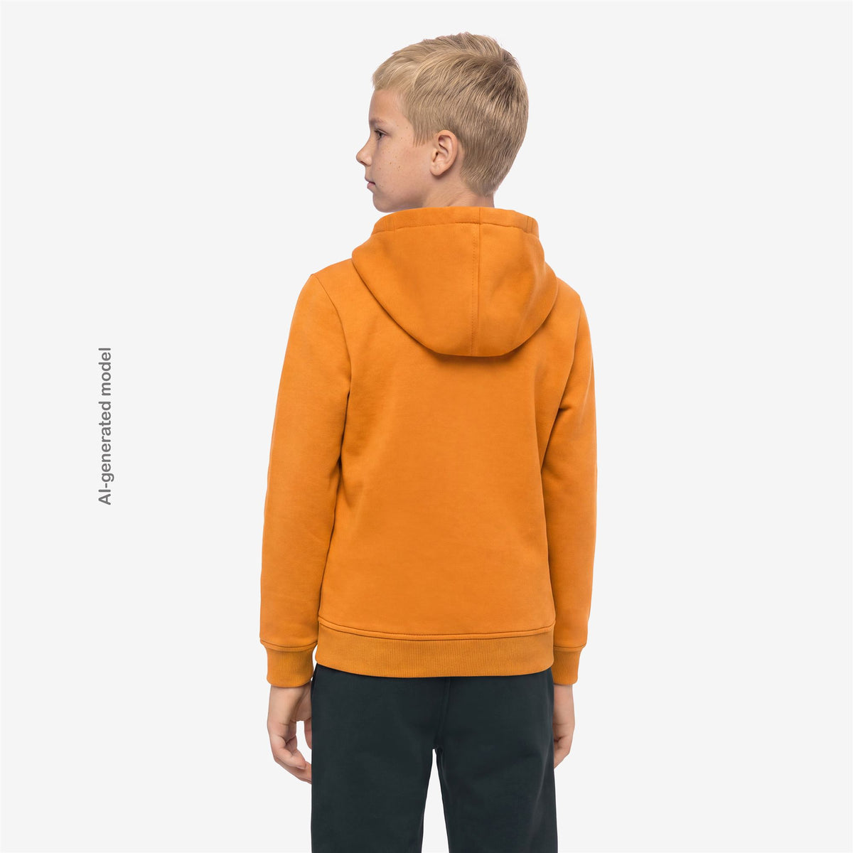 Fleece_BOY_P. BERENGER SPACER_Jacket_Orange Md - Commercial 6