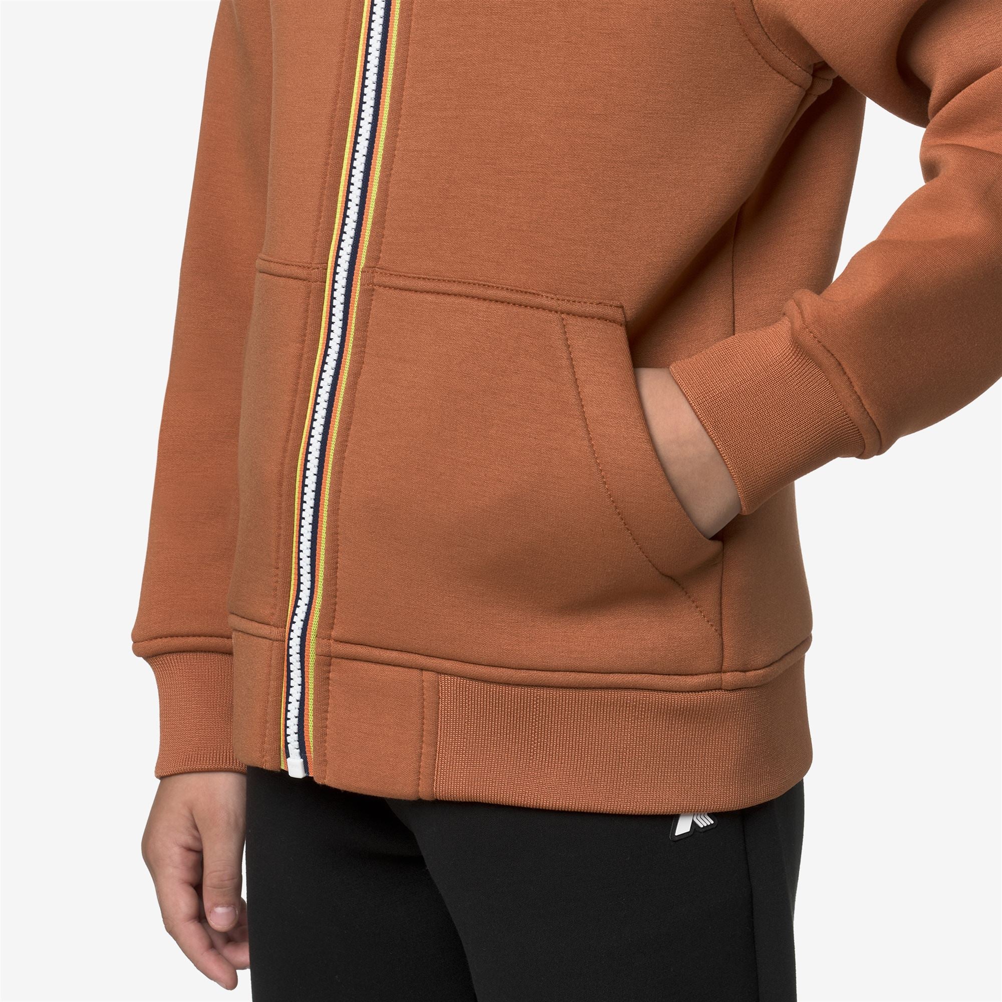 Fleece_BOY_P. BERENGER SPACER_Jacket_Orange Adobe - Commercial 7