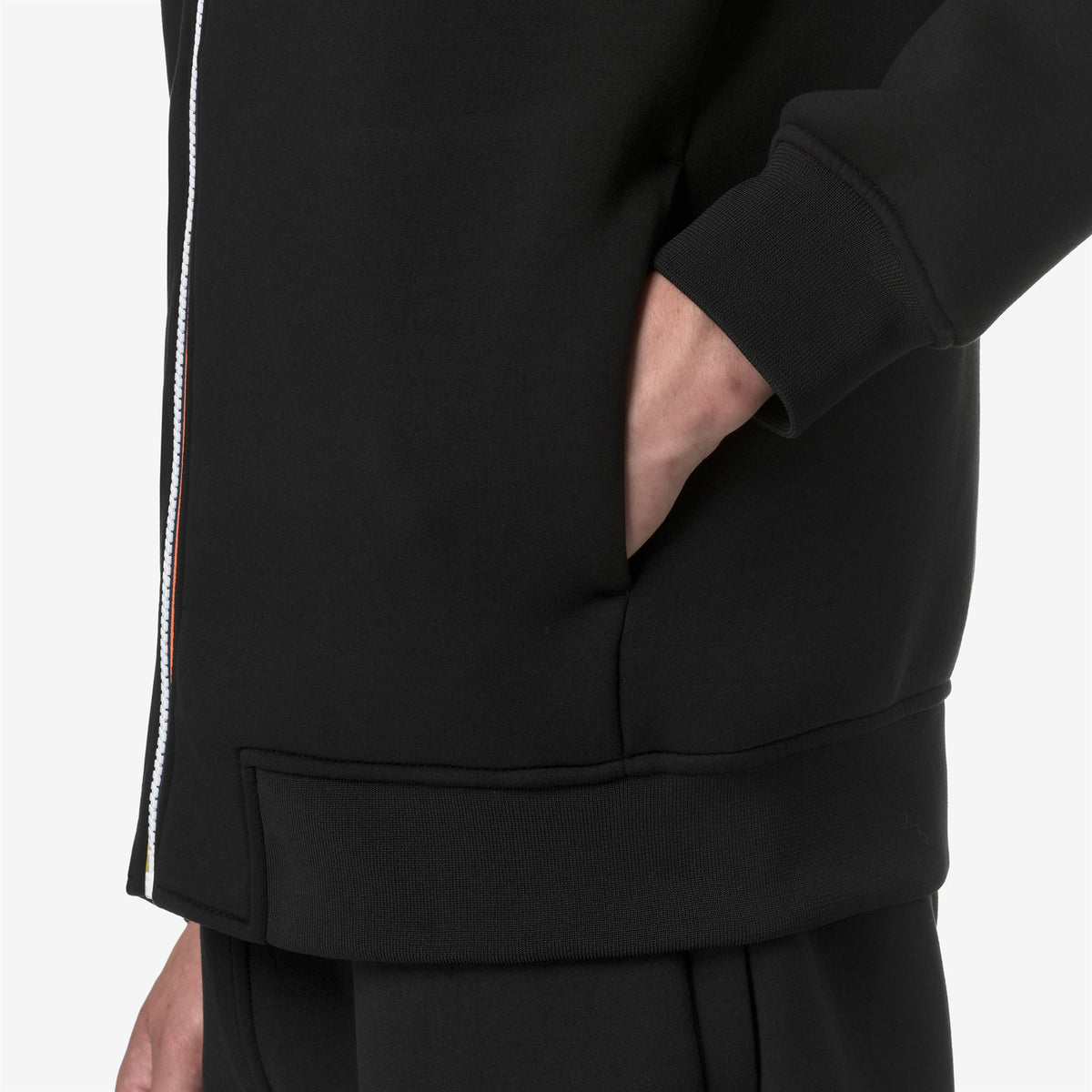 Fleece_MAN_FINN SPACER_Jacket_Black Pure - Black Pure - Commercial 7