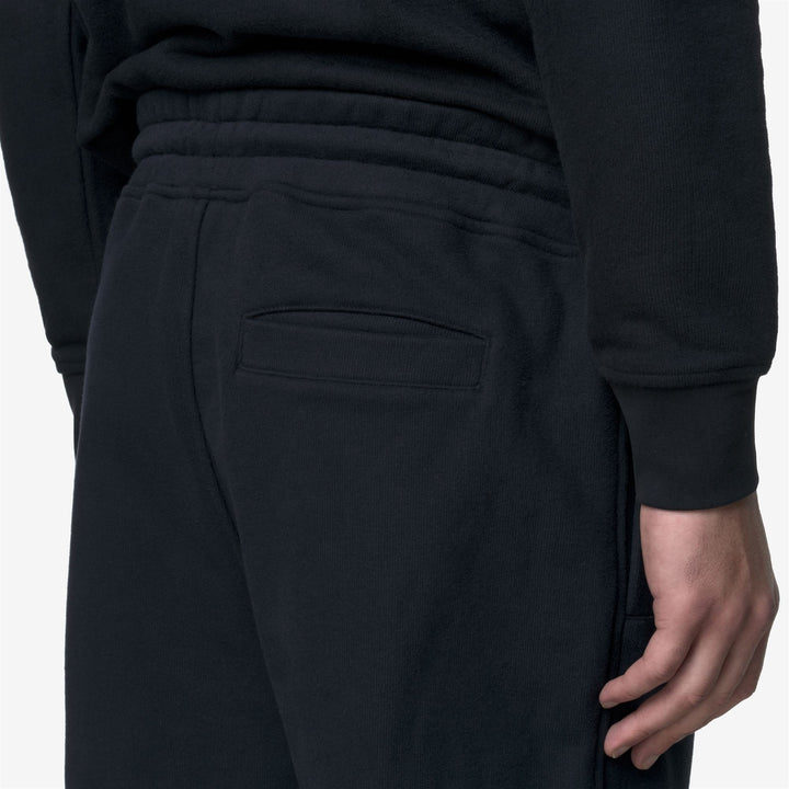 Pants_MAN_MICKYEL HEAVY FLEECE_Sport Trousers_Blue Depth - DetailDouble