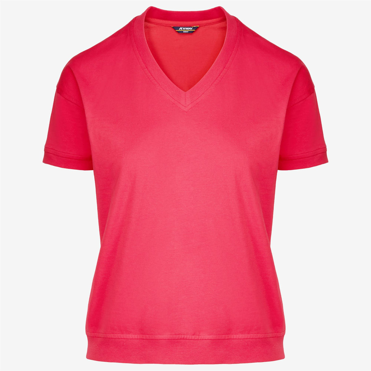 T-Shirts & Top_WOMAN_RUBIEL_T-Shirt_Red Berry - Commercial 1