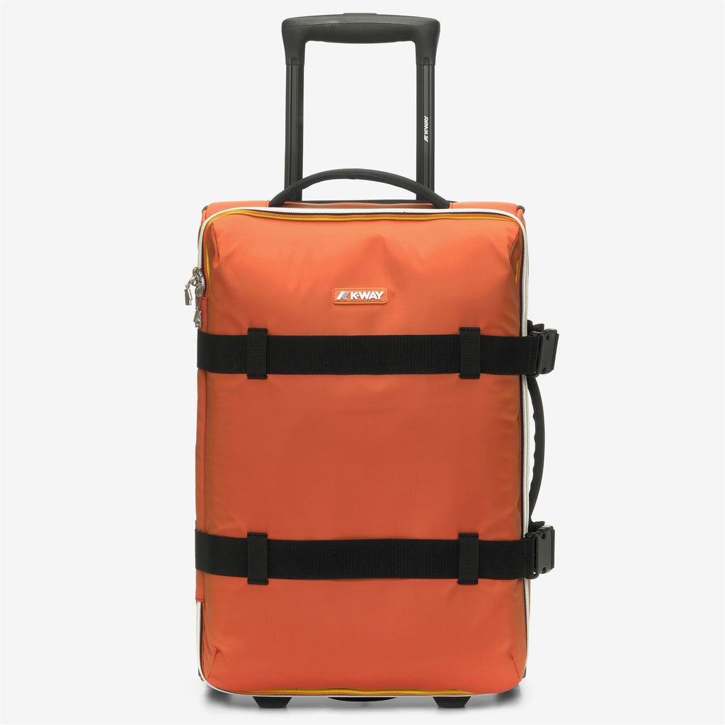 Luggage Bags_Unisex_BLOSSAC S_Trolley_Orange Brownish-Black Pure - Commercial 1