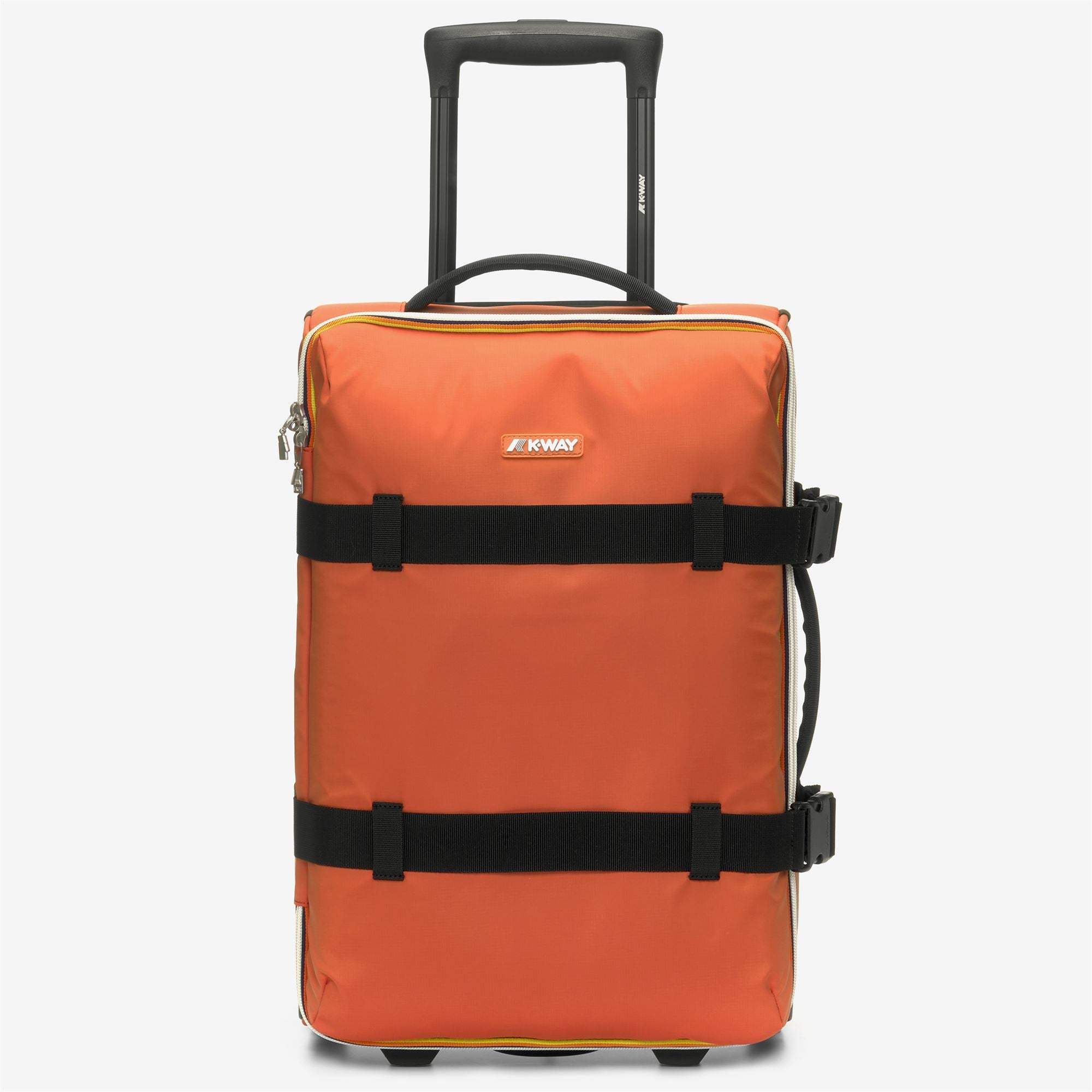 Luggage Bags_Unisex_BLOSSAC S_Trolley_Orange Brownish-Black Pure - Commercial 1