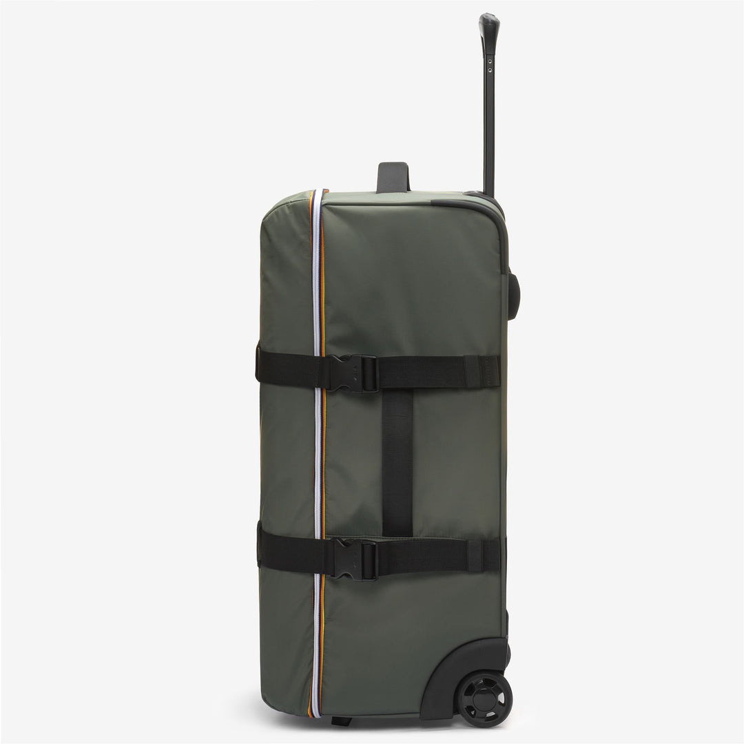 Luggage Bags_UNISEX_BLOSSAC M_Trolley_GREEN BLACKISH  - Black Pure - DressedFront