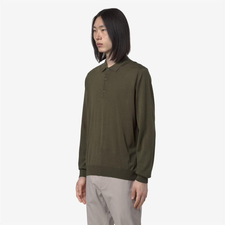 REY WOOL MERINO BLEND - Knitwear - Pull  Over - MAN - Green Winter