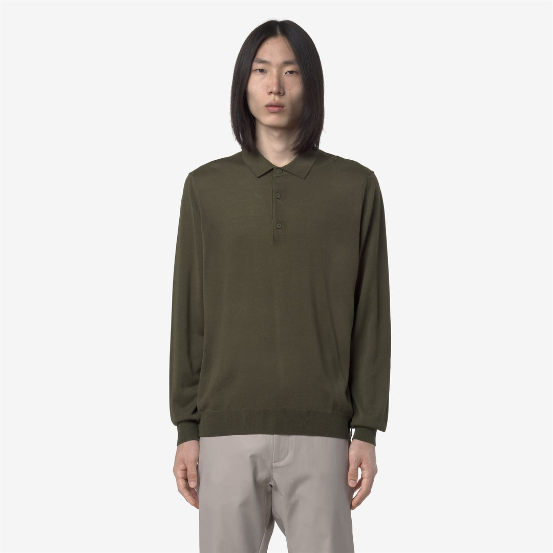 REY WOOL MERINO BLEND - Knitwear - Pull  Over - MAN - Green Winter