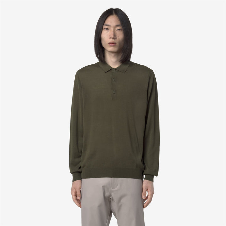 REY WOOL MERINO BLEND - Knitwear - Pull  Over - MAN - Green Winter