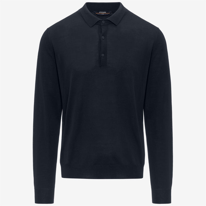 REY WOOL MERINO BLEND - Knitwear - Pull  Over - MAN - Blue Depth