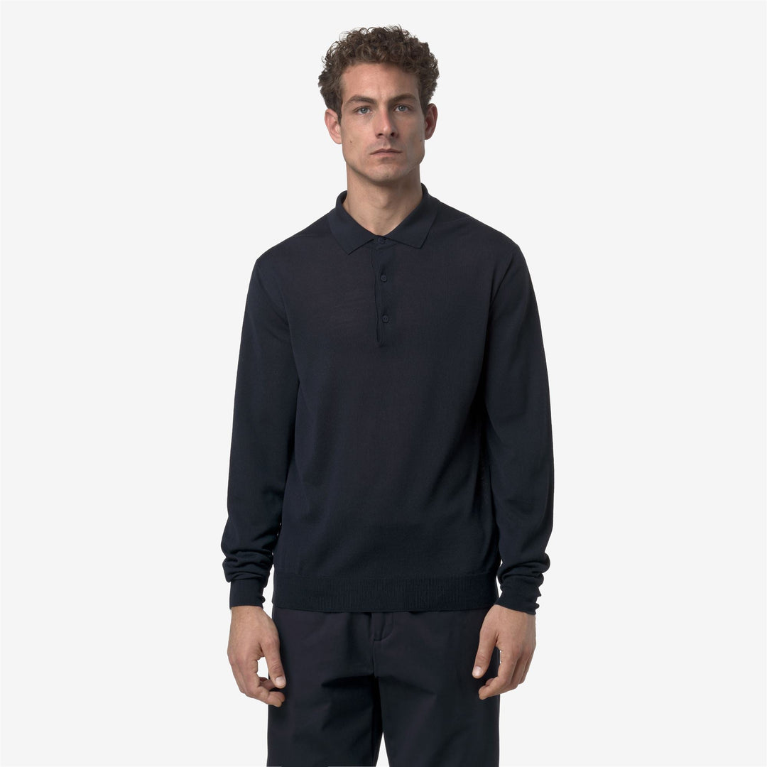 REY WOOL MERINO BLEND - Knitwear - Pull  Over - MAN - Blue Depth
