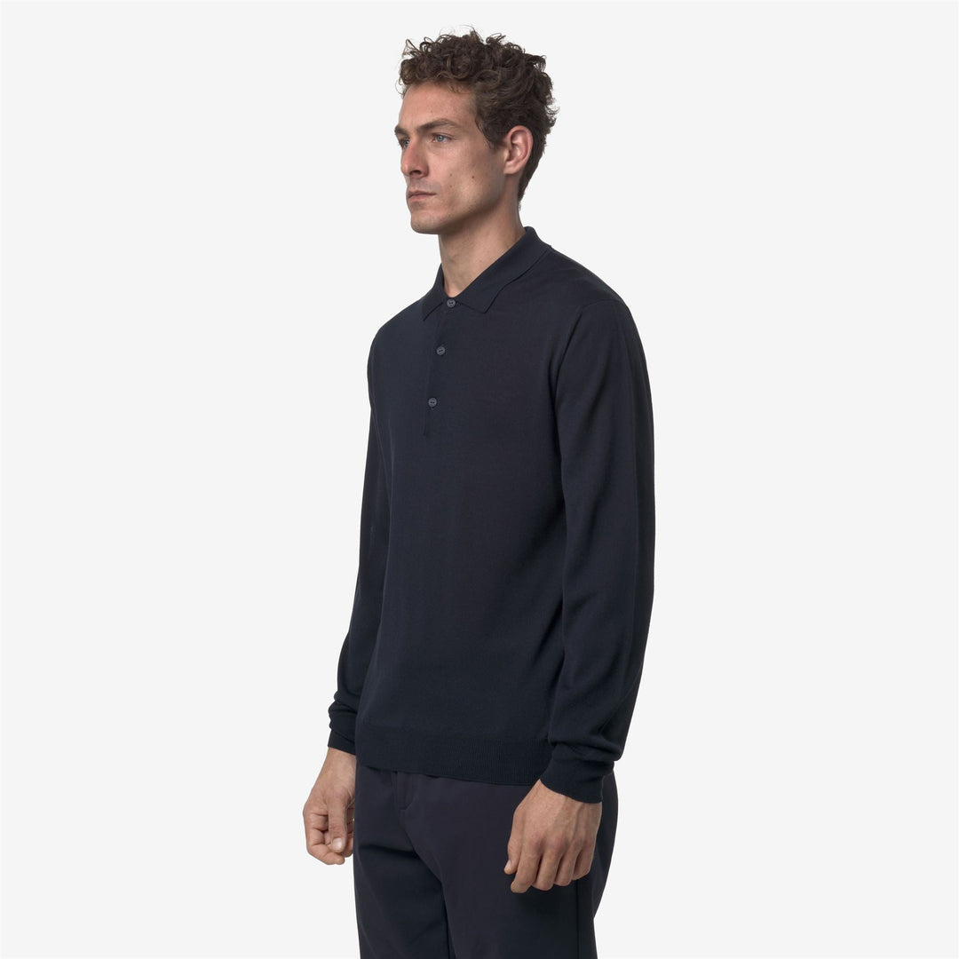 REY WOOL MERINO BLEND - Knitwear - Pull  Over - MAN - Blue Depth