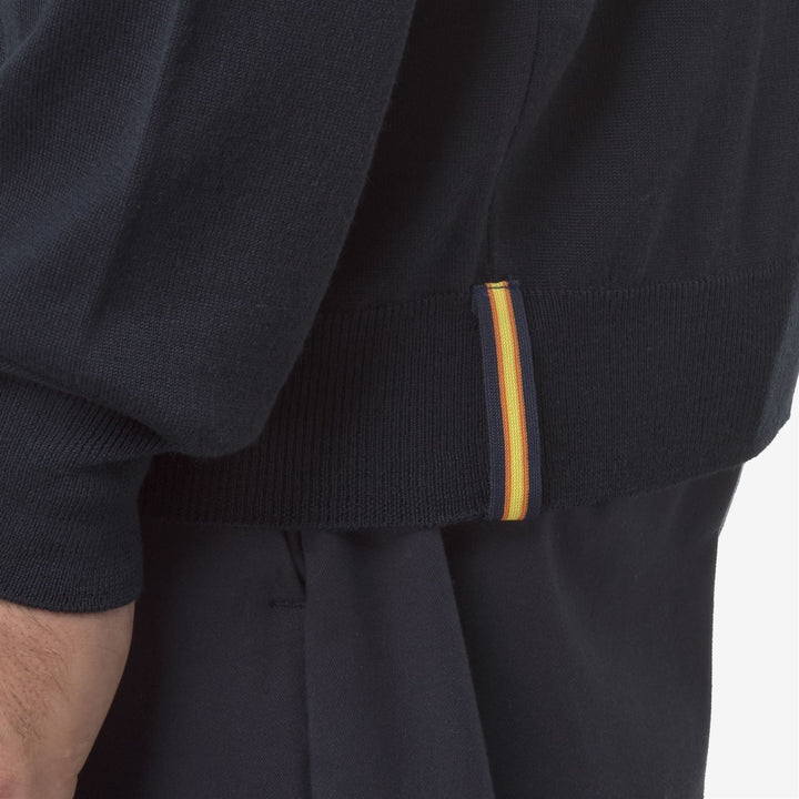 REY WOOL MERINO BLEND - Knitwear - Pull  Over - MAN - Blue Depth