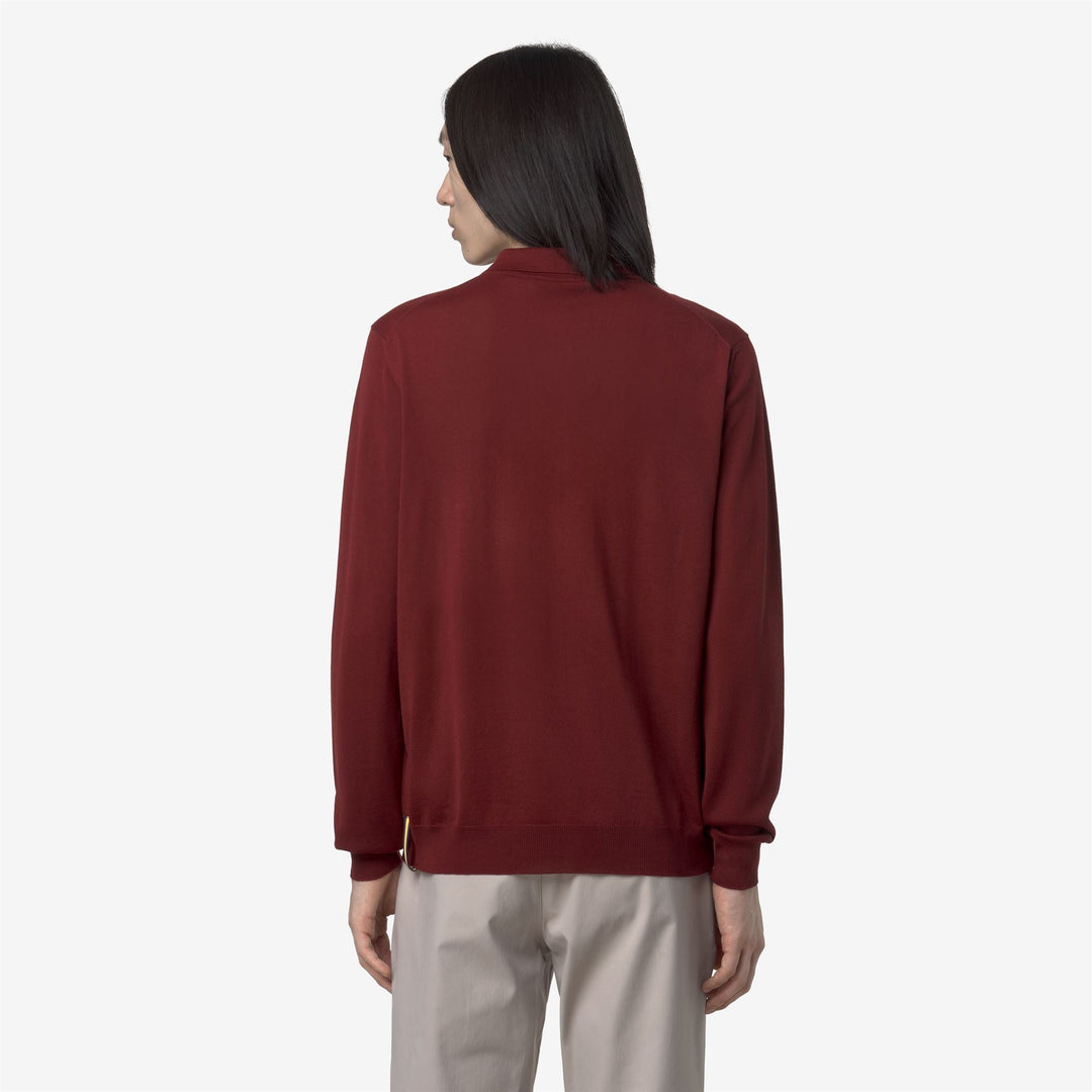 REY WOOL MERINO BLEND - Knitwear - Pull  Over - MAN - Red Syrah