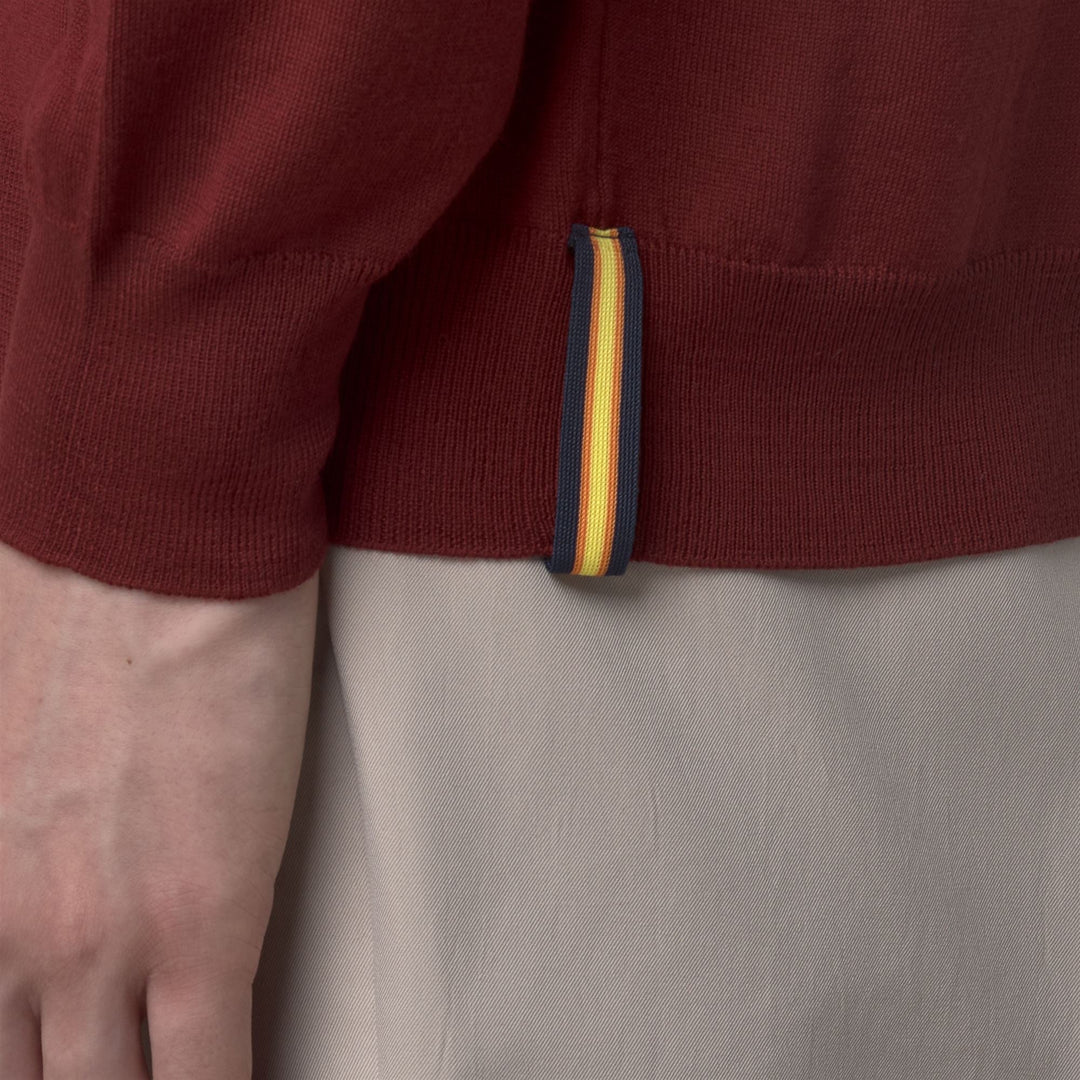 REY WOOL MERINO BLEND - Knitwear - Pull  Over - MAN - Red Syrah