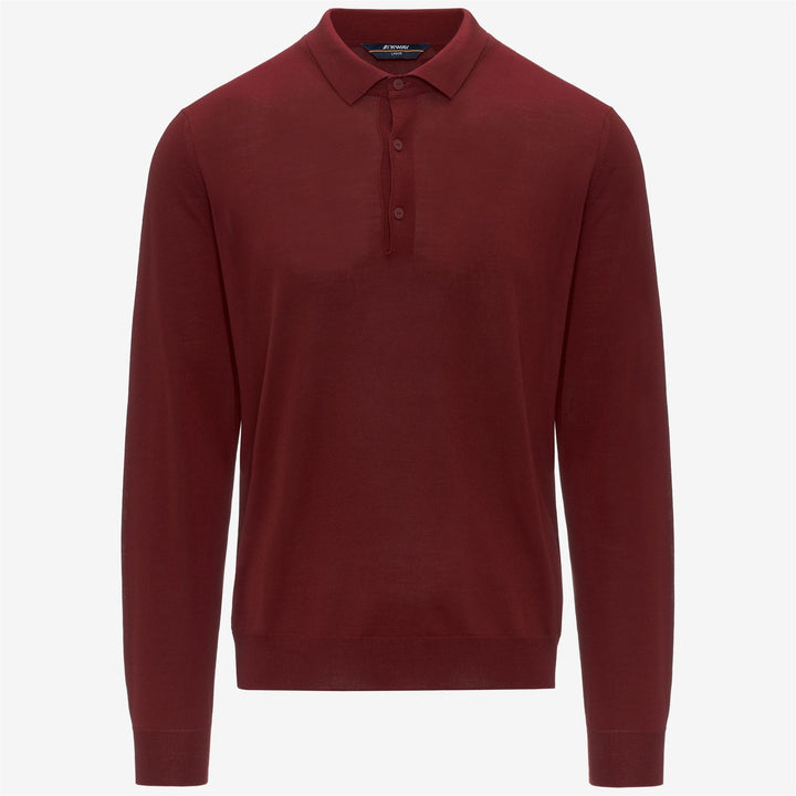 REY WOOL MERINO BLEND - Knitwear - Pull  Over - MAN - Red Syrah