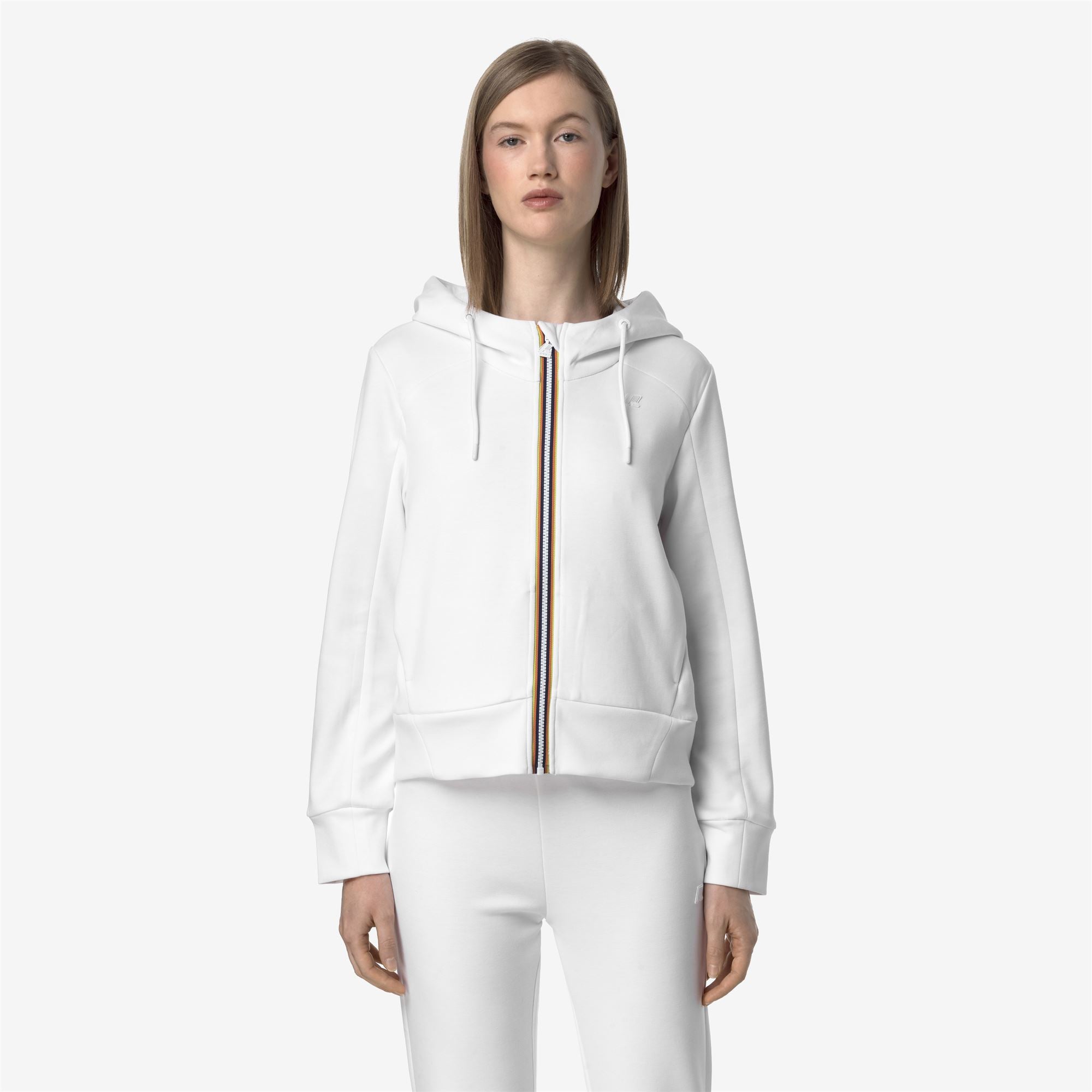 Fleece_WOMAN_DIVINE LIGHT SPACER_Jacket_White - Commercial 4