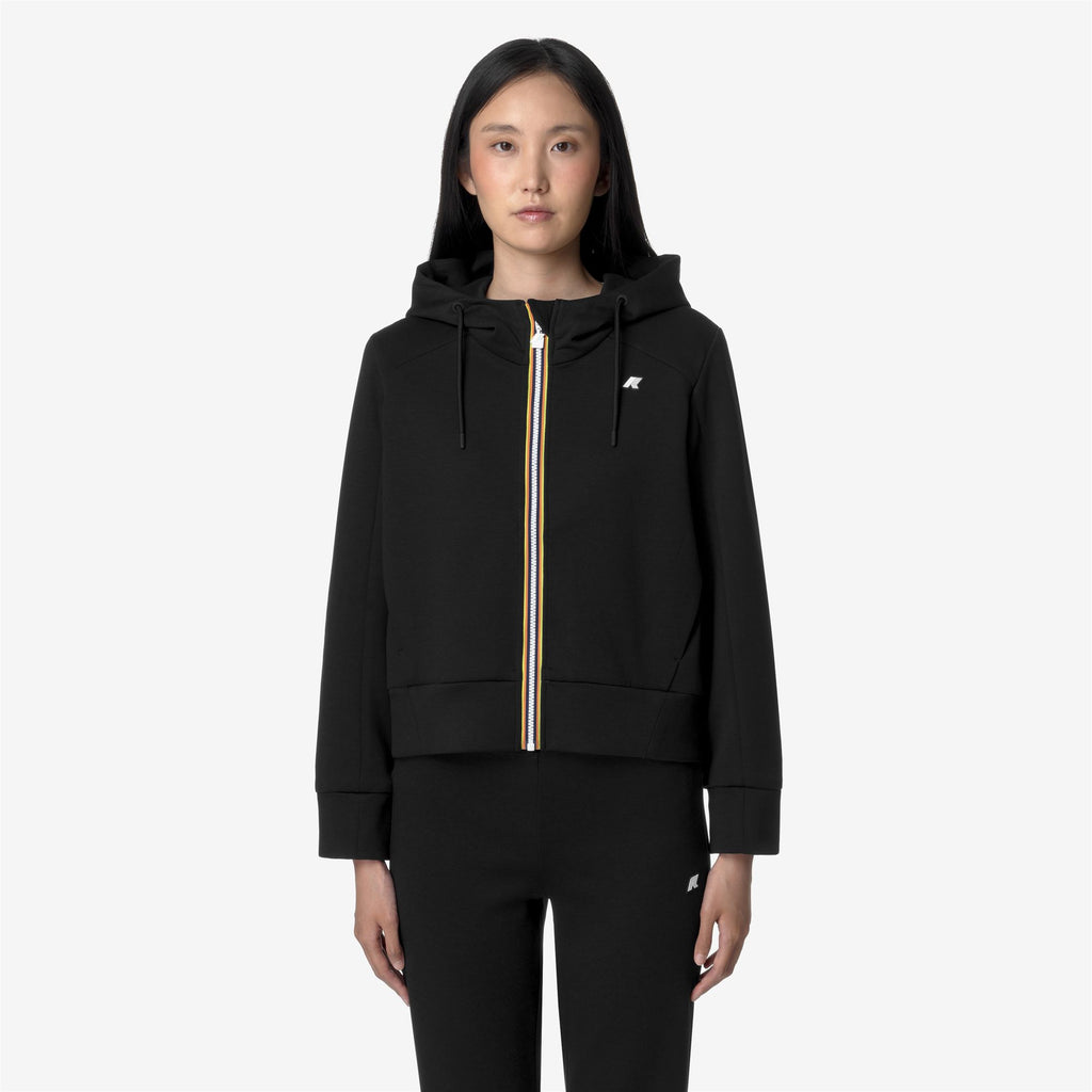 Fleece_WOMAN_DIVINE LIGHT SPACER_Jacket_Black Pure - Commercial 4