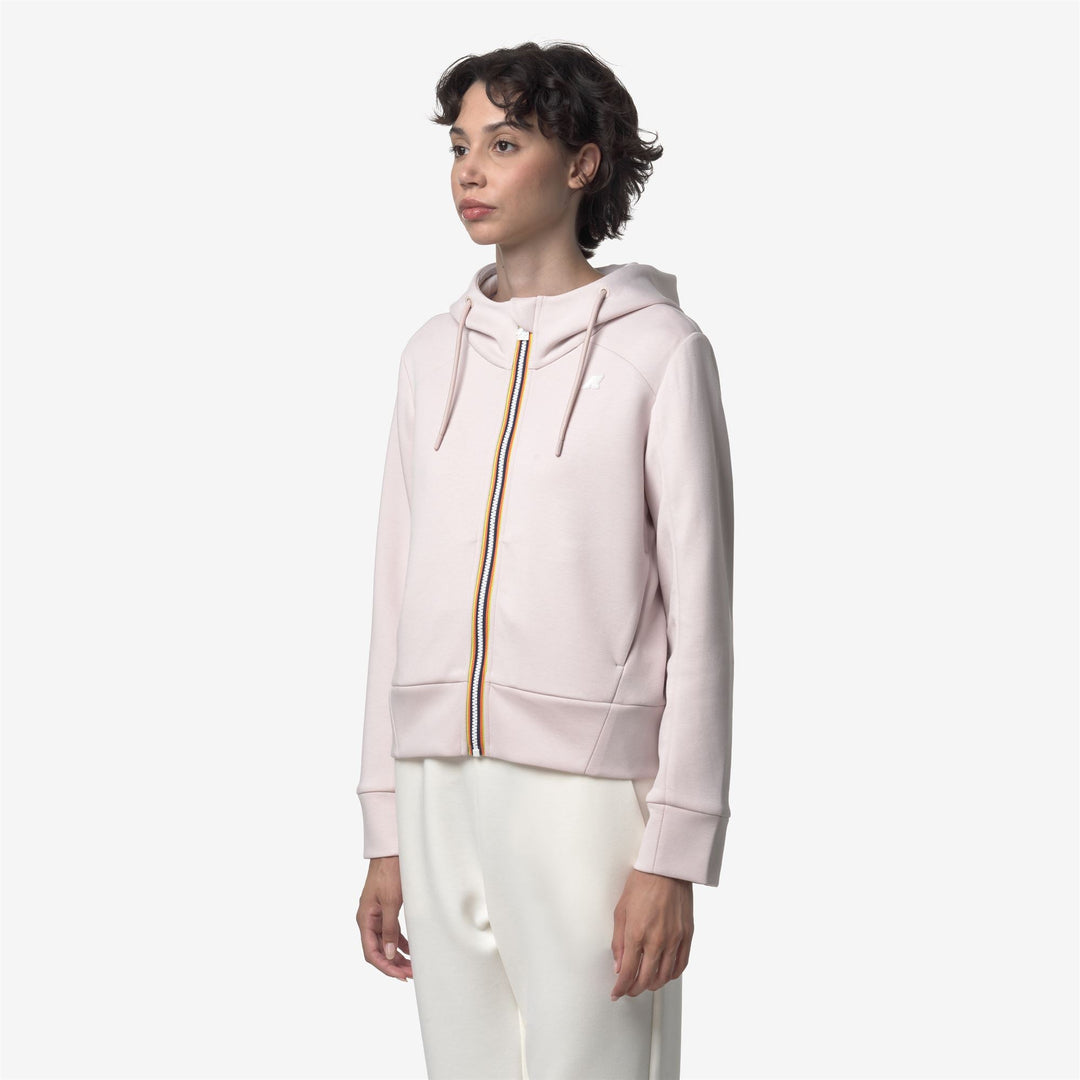 DIVINE LIGHT SPACER - Fleece - Jacket - WOMAN - Rose Hushed