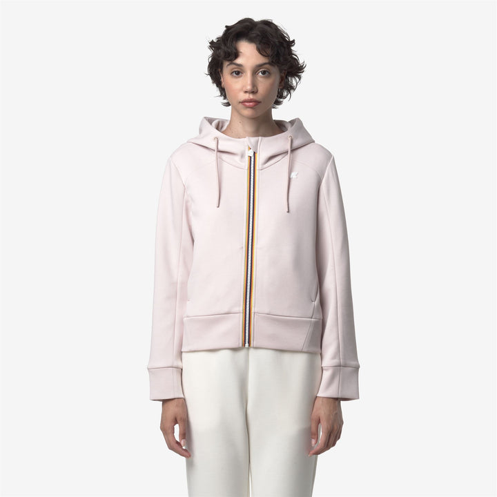 DIVINE LIGHT SPACER - Fleece - Jacket - WOMAN - Rose Hushed