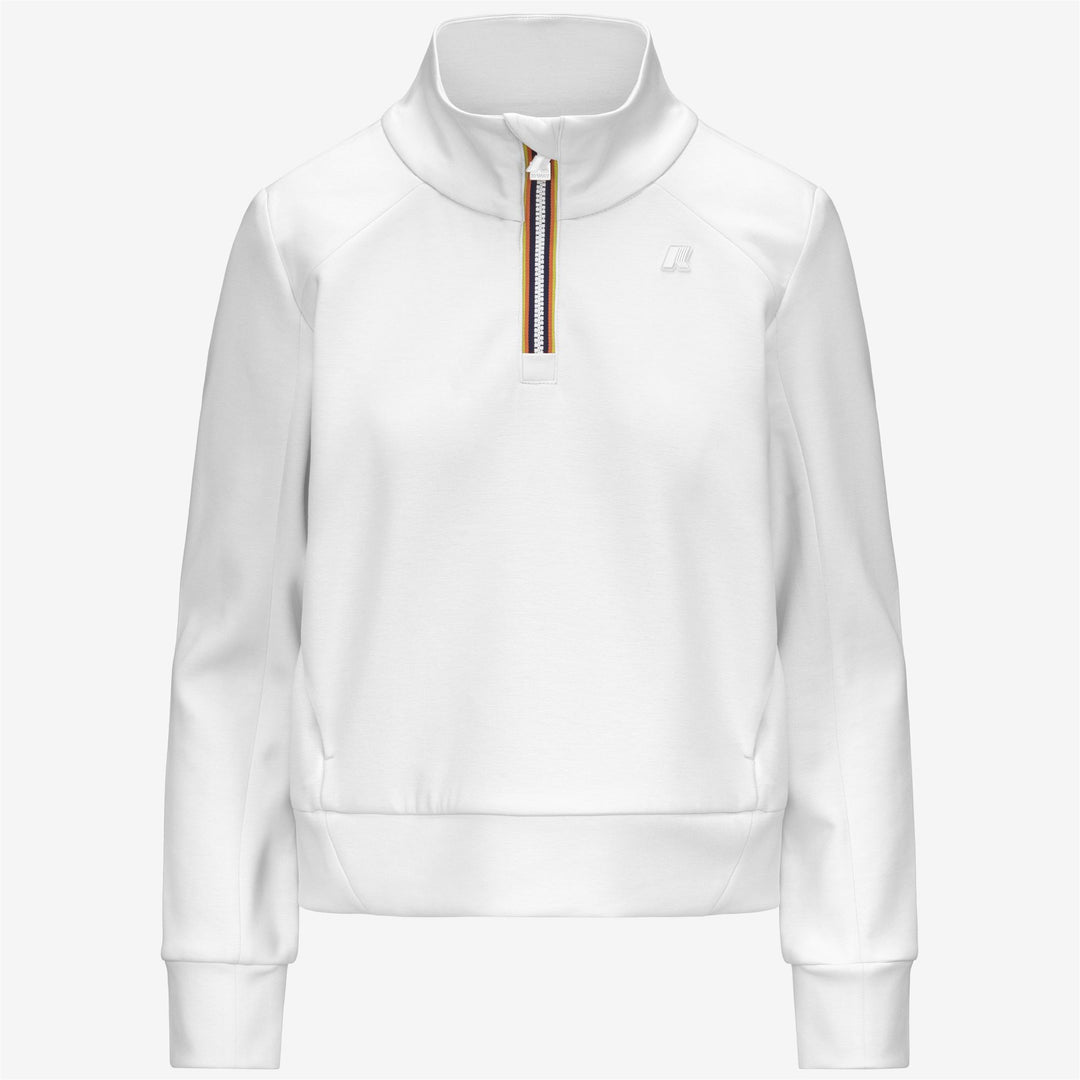 Fleece_WOMAN_LOUEN LIGHT SPACER_Jumper_White - Photo