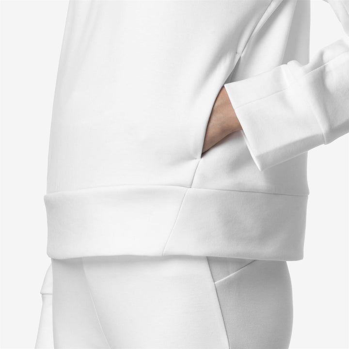 LOUEN LIGHT SPACER - Fleece - Jumper - WOMAN - WHITE