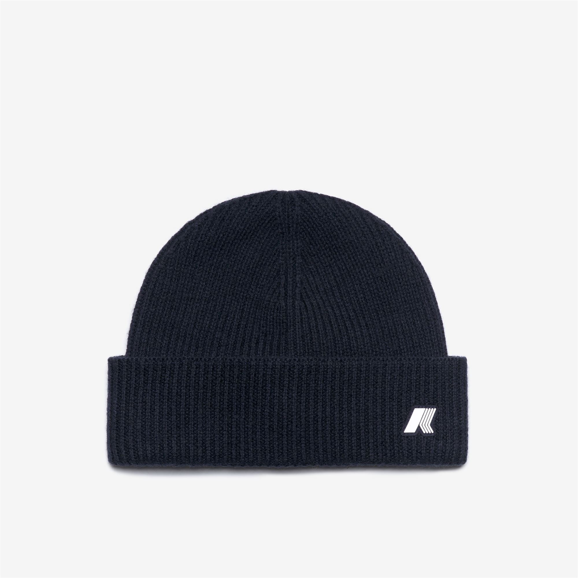 Headwear_UNISEX_BRICE CARDIGAN STITCH WOOL_Hat_Blue Depth Melange - Commercial 1