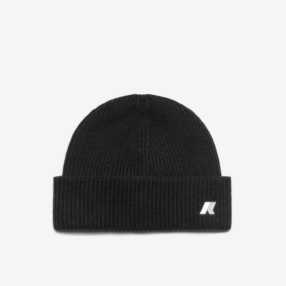Headwear_UNISEX_BRICE CARDIGAN STITCH WOOL_Hat_Black Pure Melange - Photo