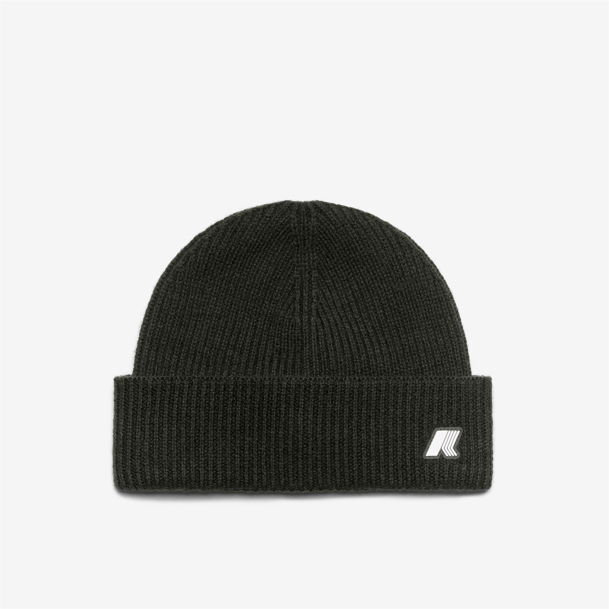 Headwear_UNISEX_BRICE CARDIGAN STITCH WOOL_Hat_Green Blackish Melange - Commercial 1