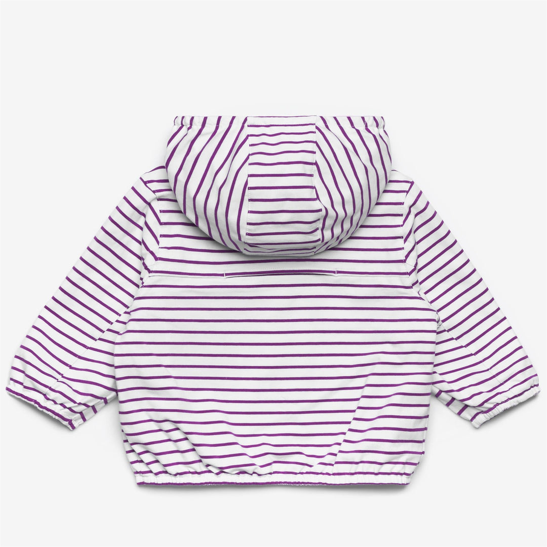 E. JAKE PLUS.2 JERSEY REVERSIBLE - Jackets - Short - KID UNISEX - VIOLET LT LILAC-WHITE-VIOLET