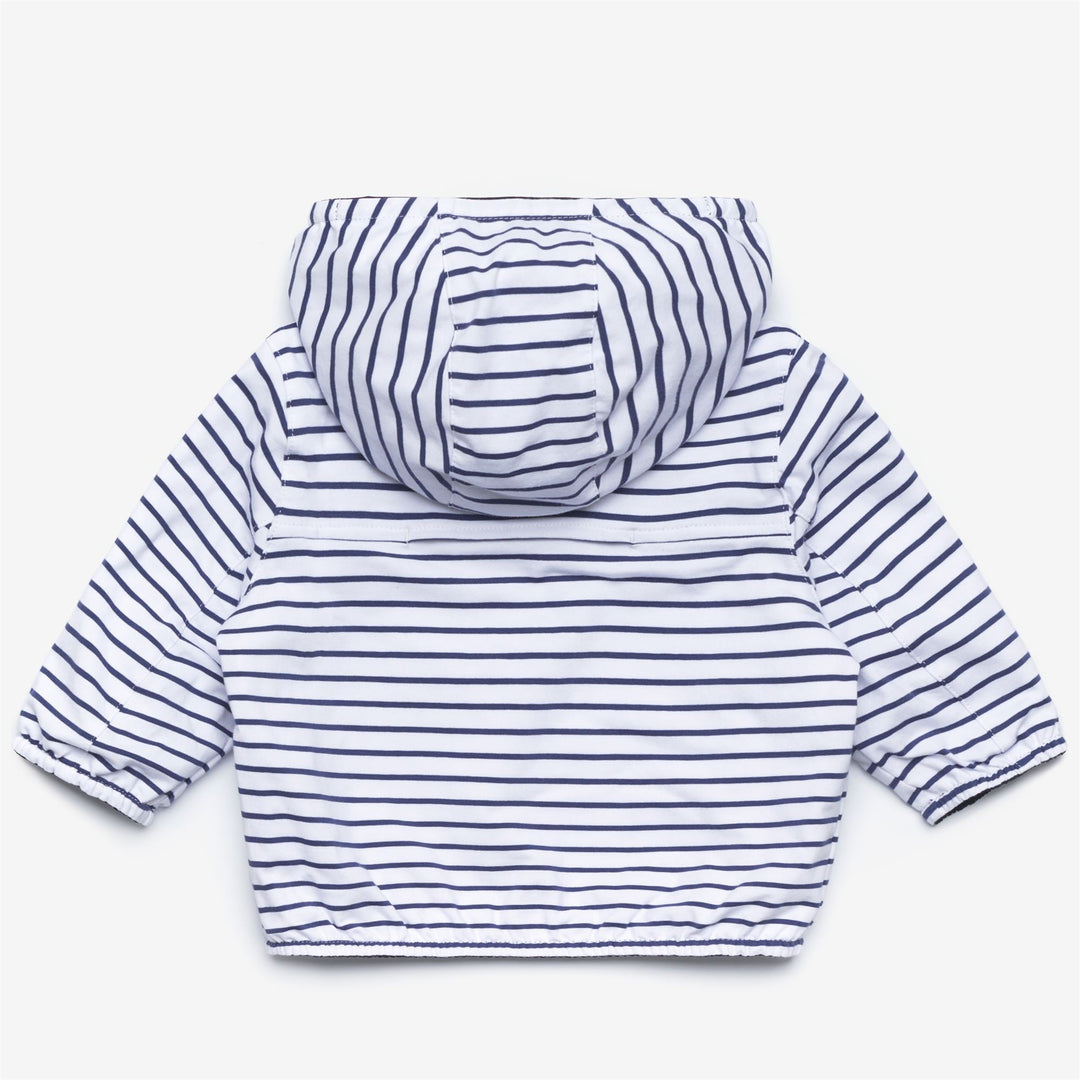 E. JAKE PLUS.2 JERSEY REVERSIBLE - Jackets - Short - KID UNISEX - BLUE DEPTH-WHITE-BLUE DEEP COBALT