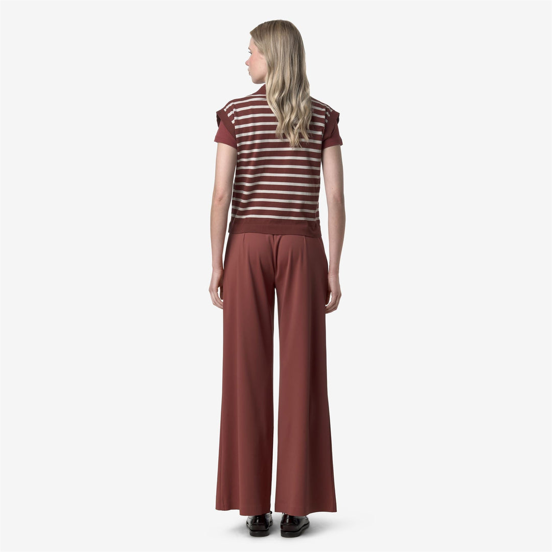 JALLE SL SPACER - Pants - Sport Trousers - WOMAN - RED BROWNISH