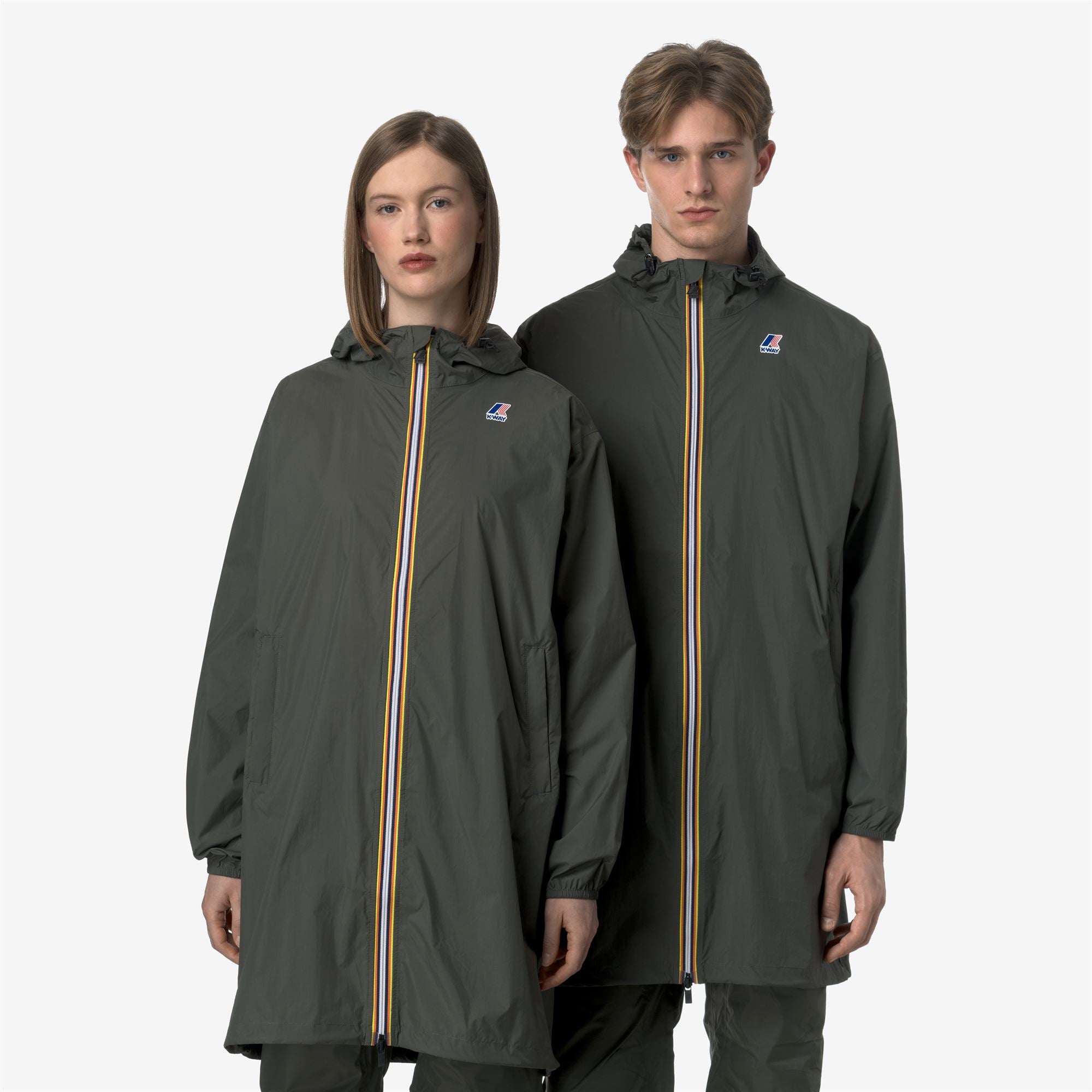 Jackets_UNISEX_LE VRAI 4.0 EIFFEL EAST_Long_GREEN BLACKISH - Commercial 1