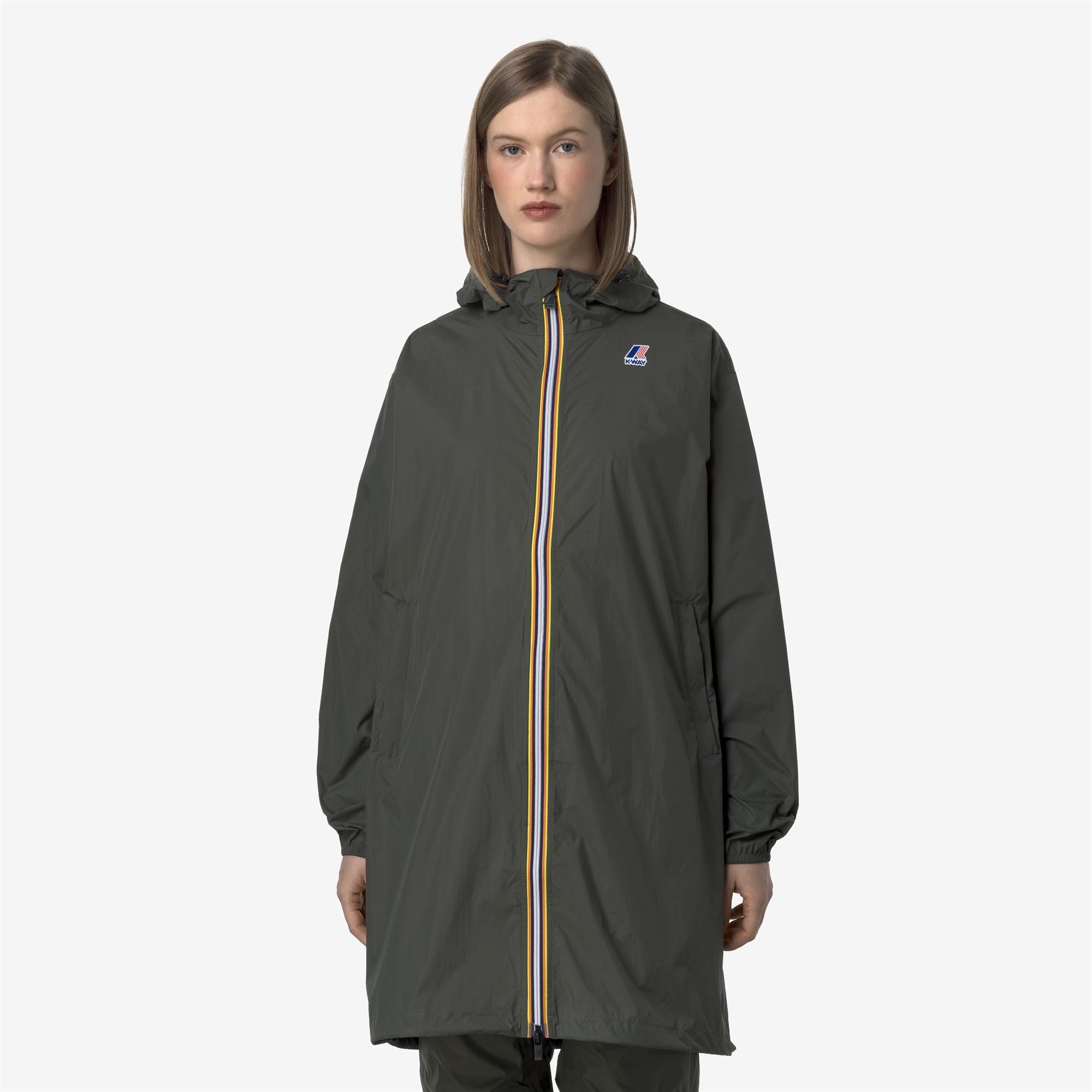 Jackets_UNISEX_LE VRAI 4.0 EIFFEL EAST_Long_GREEN BLACKISH - Commercial 2