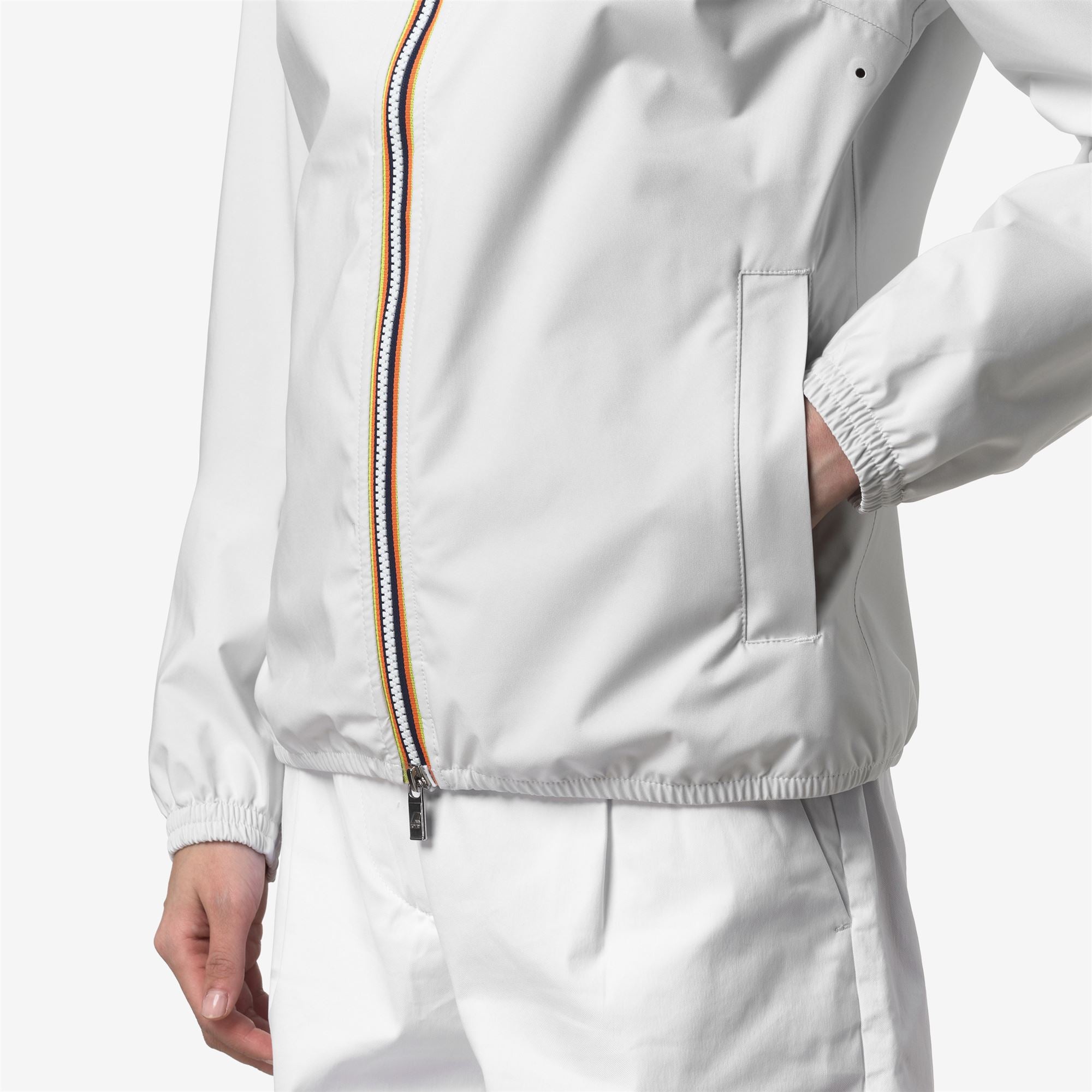 Jackets_Woman_LIL 2.0 STRETCH DOT_Short_White - White - Commercial 7
