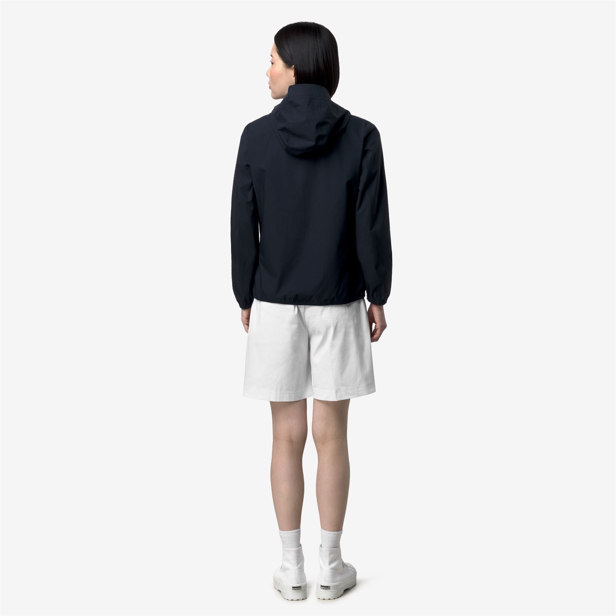 Jackets_Woman_LIL 2.0 STRETCH DOT_Short_Blue Depth - Commercial 6