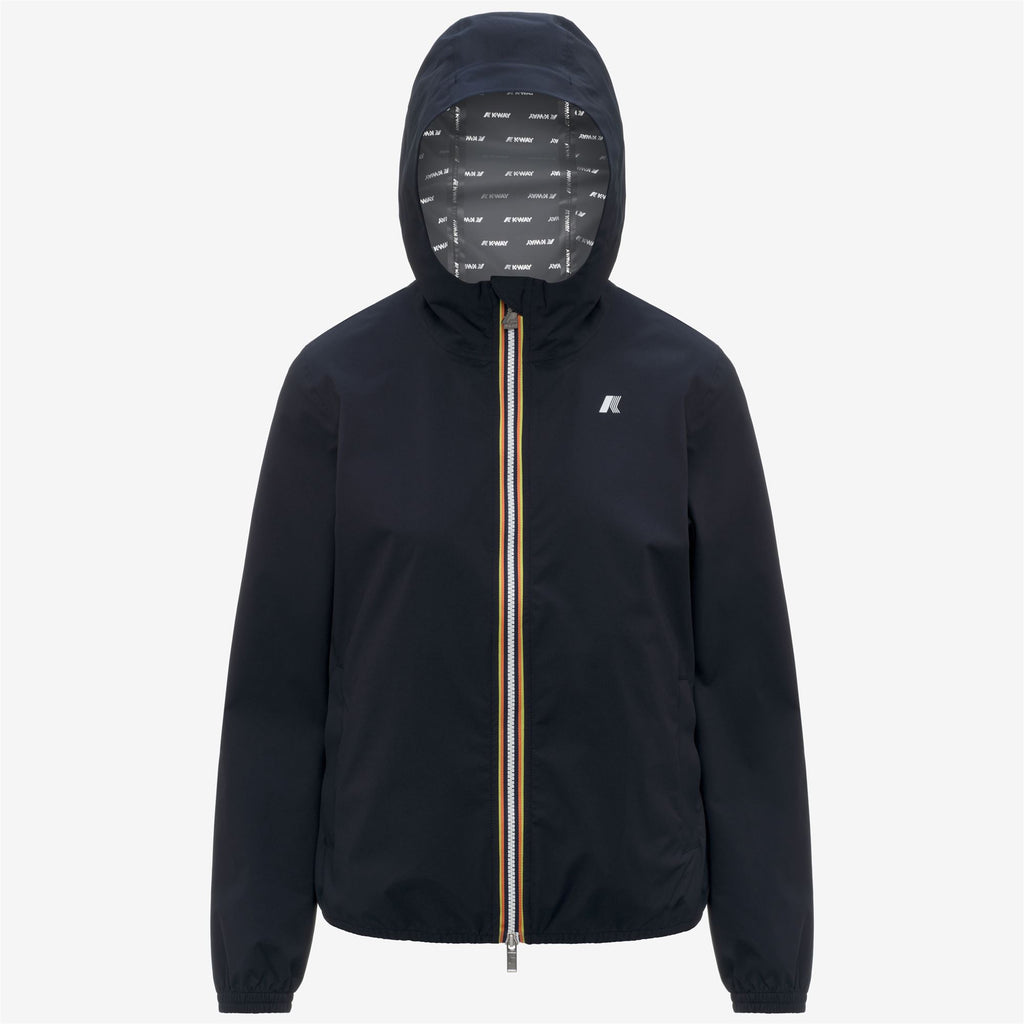 Jackets_Woman_LIL 2.0 STRETCH DOT_Short_Blue Depth - Commercial 1