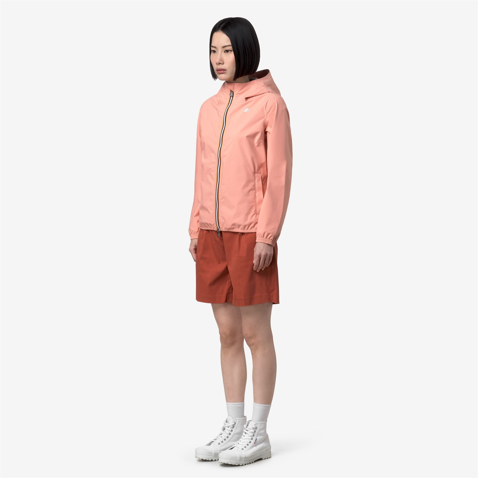 Jackets_Woman_LIL 2.0 STRETCH DOT_Short_Pink Pamplemousse - Commercial 5