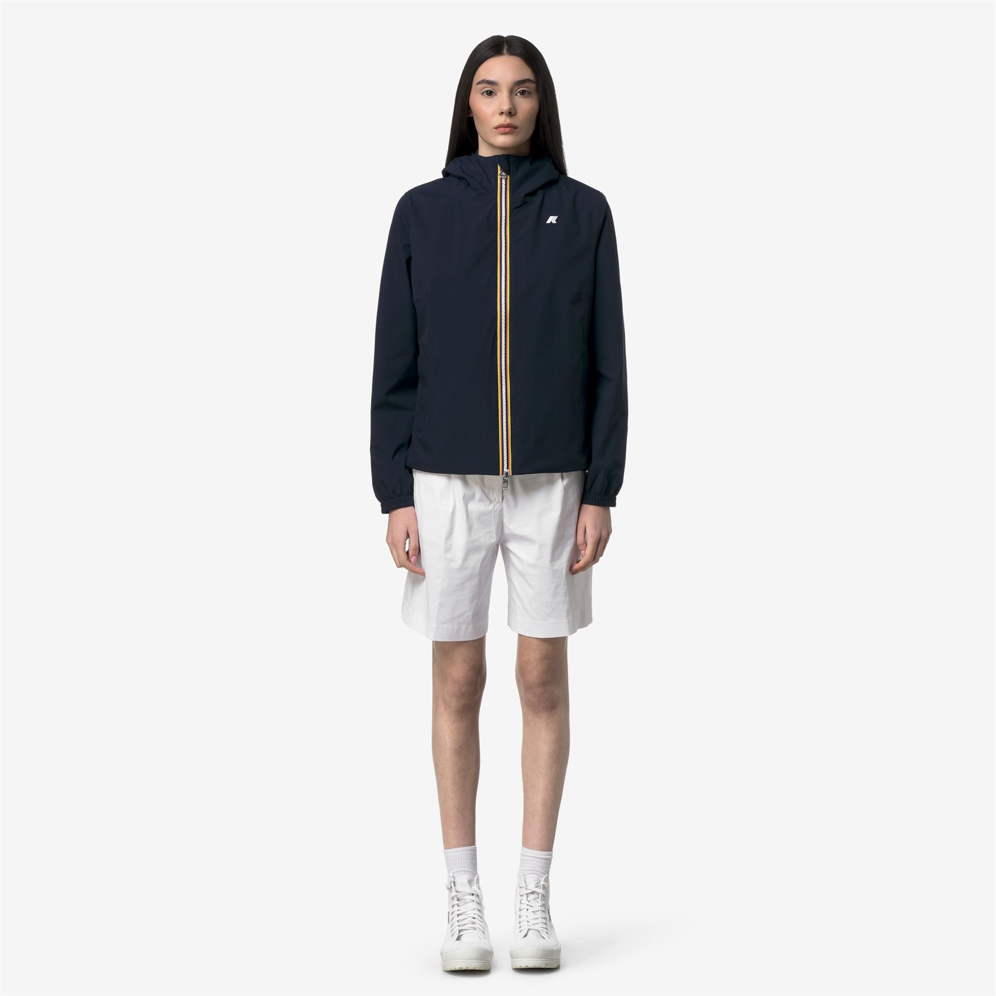 Jackets_Woman_LIL 2.0 STRETCH POLY JERSEY_Short_Blue Depth - Commercial 4