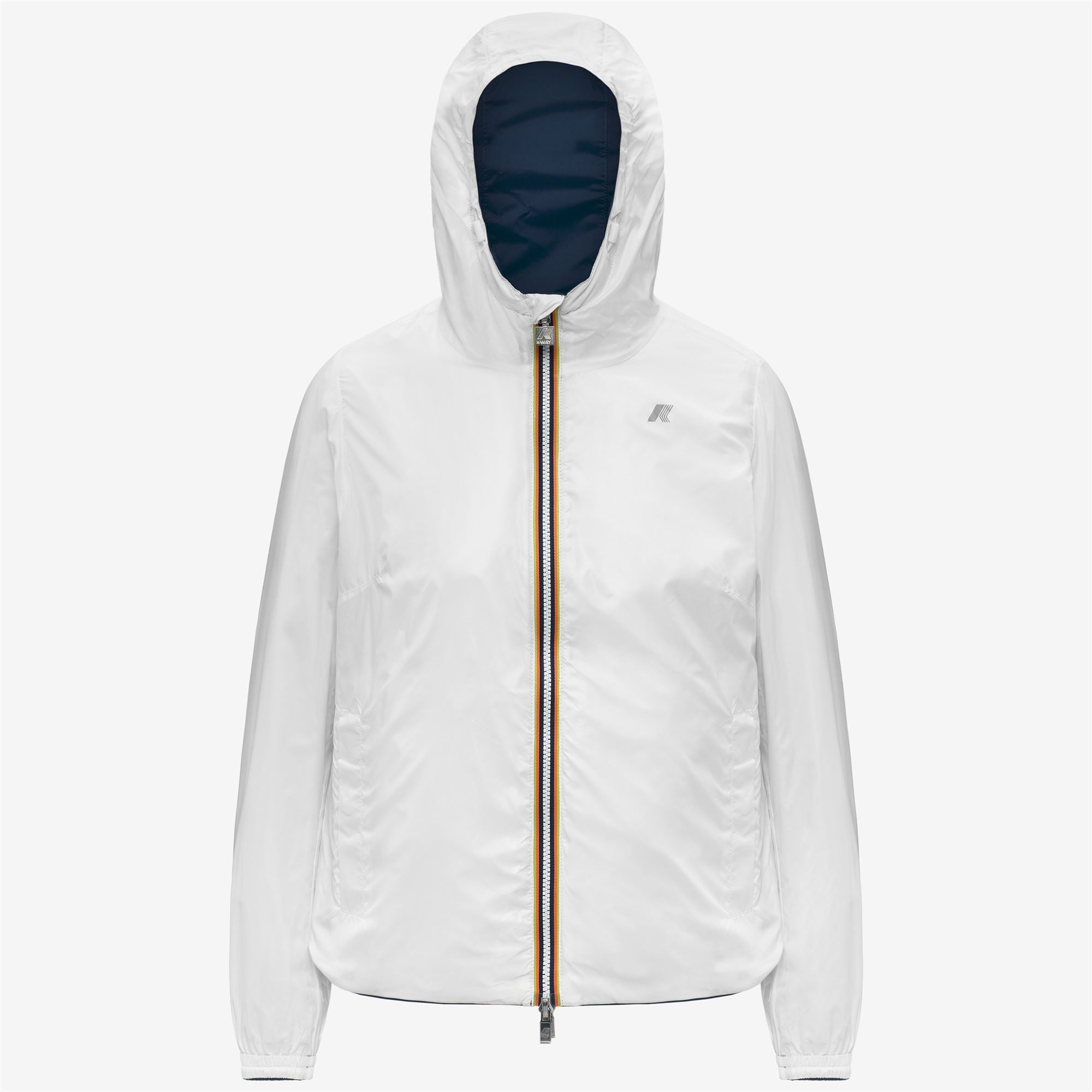 Jackets_Woman_LIL 2.0 PLUS.2 DOUBLE_Short_Blue Insignia - White - Commercial 2