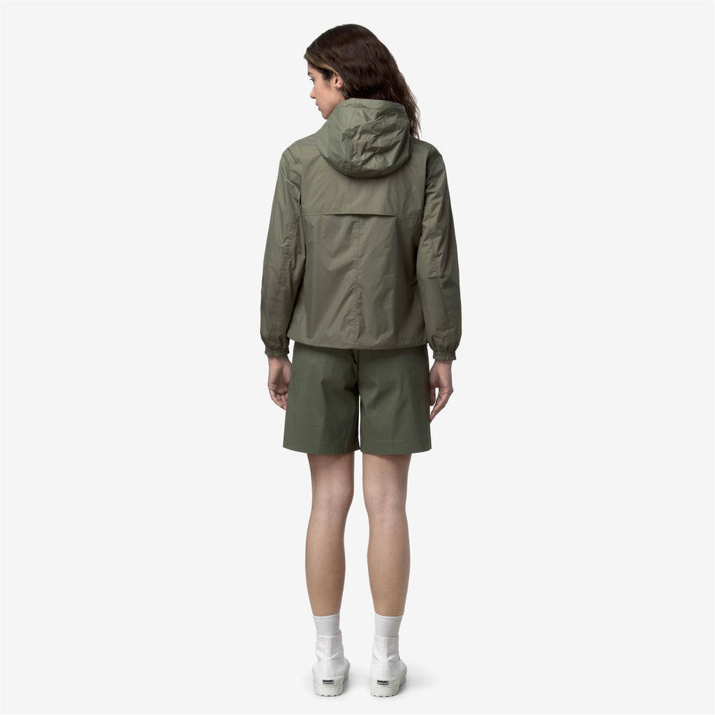 Jackets_Woman_LIL 2.0 PLUS.2 DOUBLE_Short_Green Lichen - Violet Glicine - Commercial 6