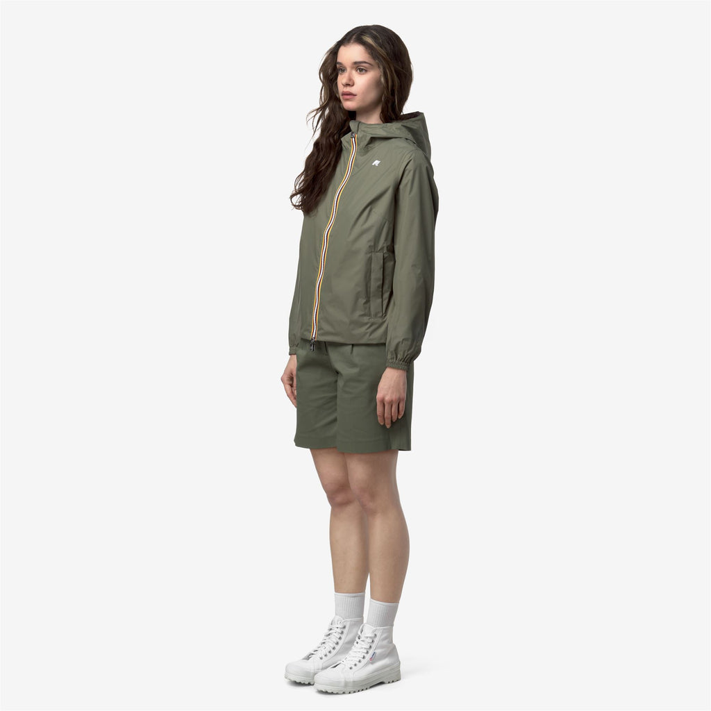 Jackets_Woman_LIL 2.0 PLUS.2 DOUBLE_Short_Green Lichen - Violet Glicine - Commercial 5