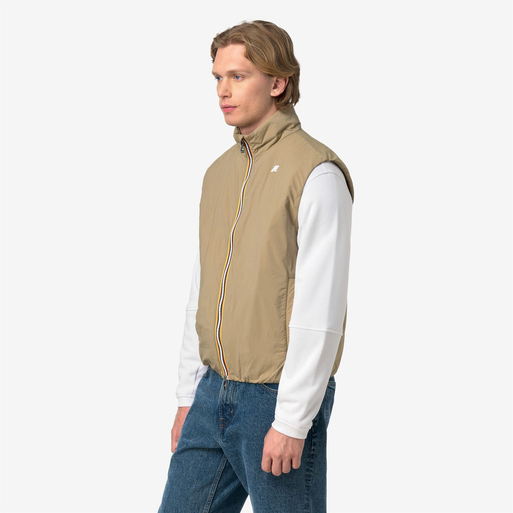Jackets_Man_VALEN PLAIN WARM_Vest_Beige Khaki - Commercial 5